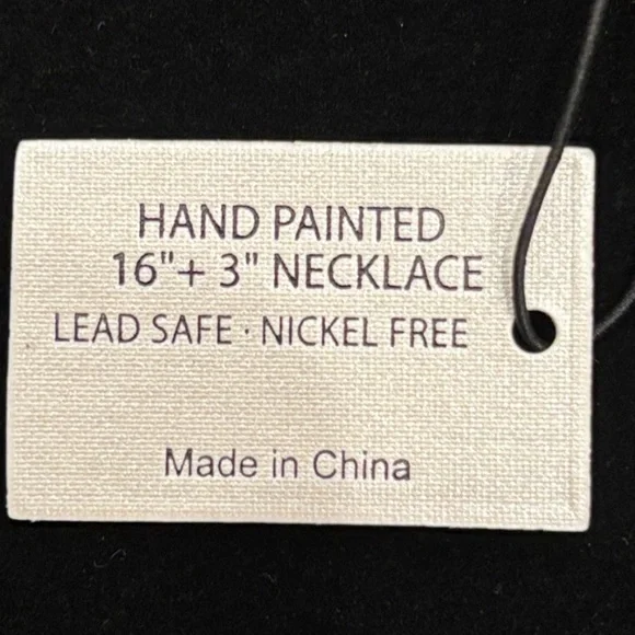 NWT ⚜️🦓⚜️ Piper K Beautiful Zebra Pendant Chain Necklace - Picture 4 of 7